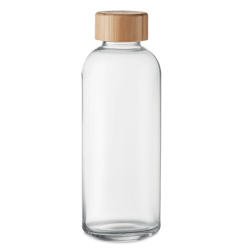[MO6426-22] Glass Bottle 650Ml Bamboo Lid
