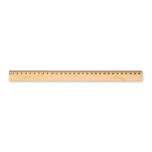 [MO6725-40] Ruler In Bamboo 30 Cm