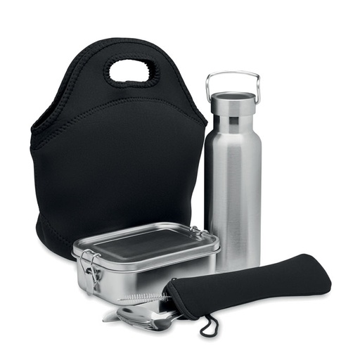 [MO6765-03] Lunch Set In Stainless Steel