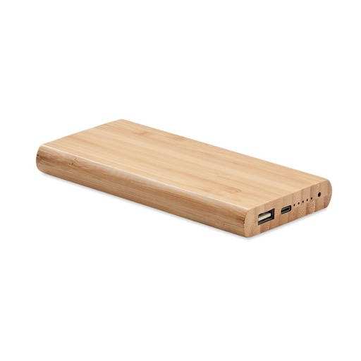 [MO6815-40] 6000 Mah Bamboo Power Bank