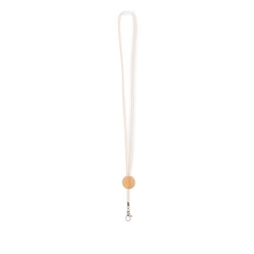 [MO6830-13] Cotton Lanyard With Metal Hook