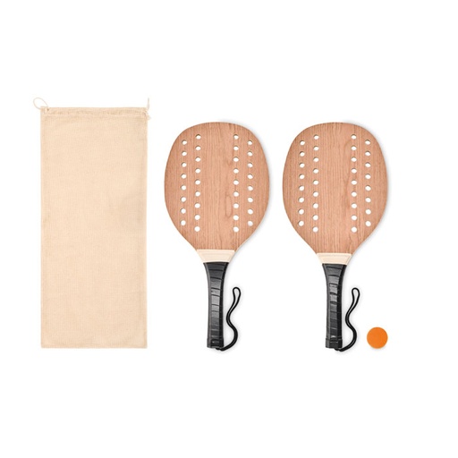 [MO6846-40] Rosewood Beach Tennis Set