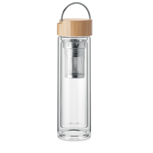 [MO6854-22] Double Wall Glass Bottle 400Ml