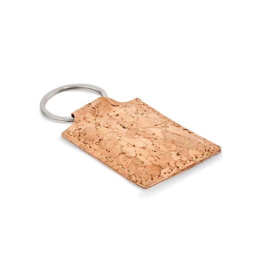 [MO6878-13] Rectangular Cork Key Ring