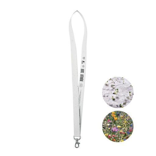 [MO6906-06] Seed Paper Lanyard W/Hook