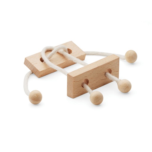 [MO6990-40] Wooden Brain Teaser Rectangle