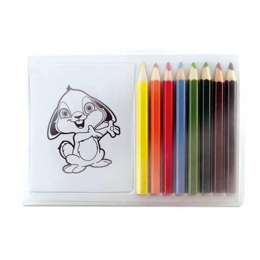 [MO7389] Wooden Pencil Colouring Set