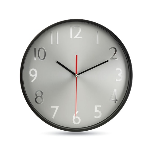[MO7503-03] Wall Clock W Silver Background