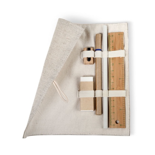[MO7755-13] Stationary Set In Cotton Pouch