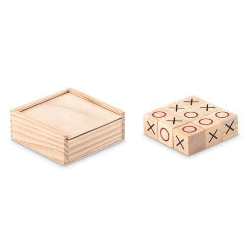[MO9493-40] Wooden Tic Tac Toe