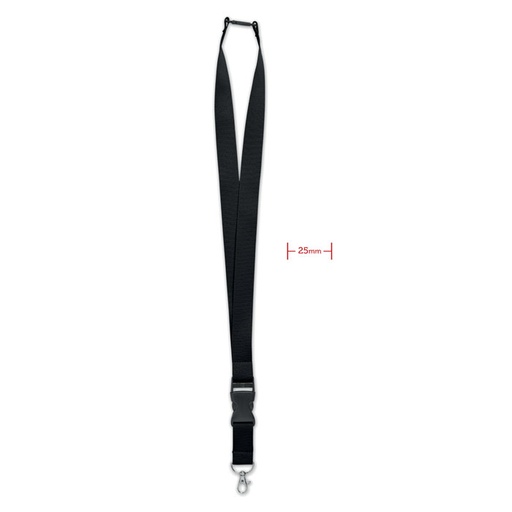 Lanyard With Metal Hook 25Mm