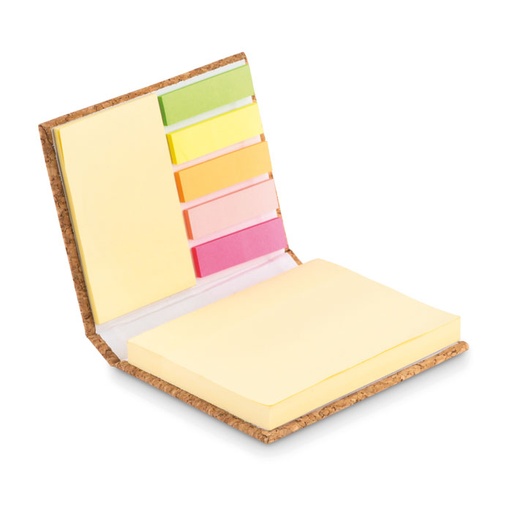 [MO9855-13] Cork Sticky Note Memo Pad