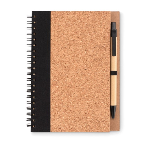 [MO9859-03] Cork Notebook With Pen