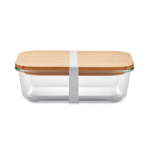 [MO9962-22] Glass Lunchbox With Bamboo Lid