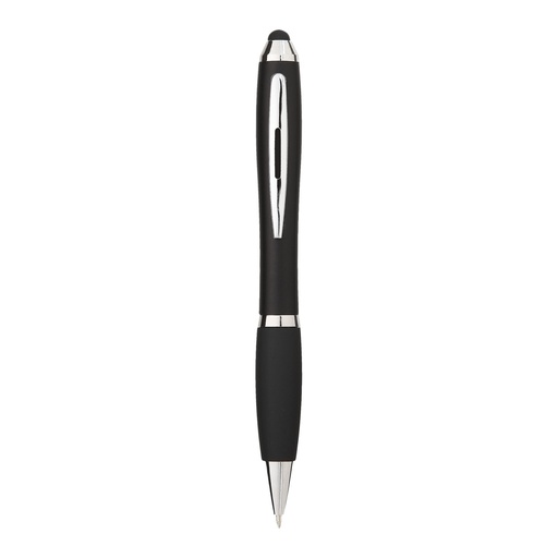 Nash coloured stylus ballpoint pen with black grip (blue ink)