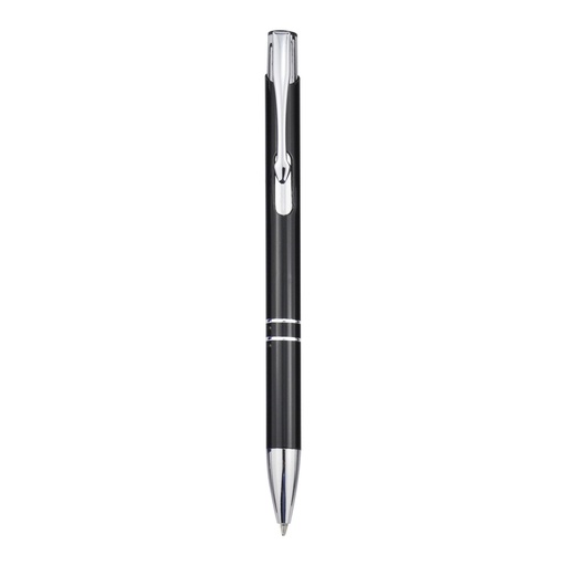 [10710501] Moneta aluminium click ballpoint pen (blue ink)
