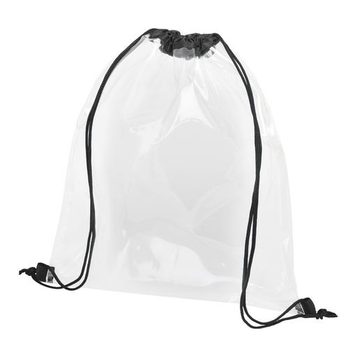 Lancaster transparent drawstring bag 5L
