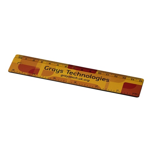 [21053400] Terran 15 cm ruler from 100% recycled plastic