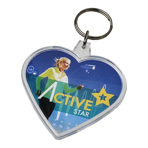 [21056500] Combo heart-shaped keychain