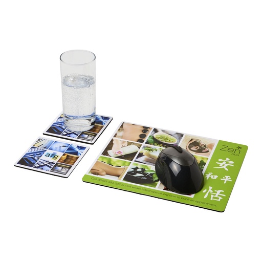 [21059800] Q-Mat® mouse mat and coaster set combo 3