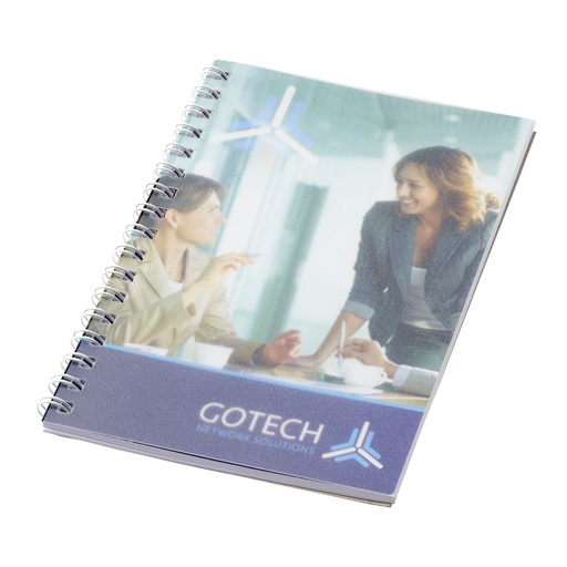 Desk-Mate® spiral A6 notebook PP cover