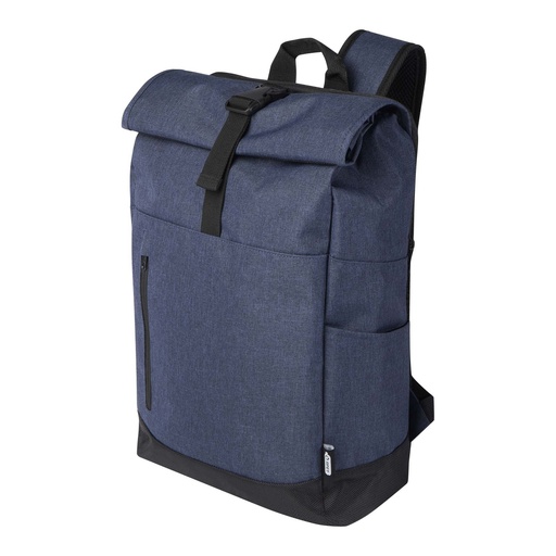 Hoss 15.6" GRS recycled roll-up laptop backpack 12L