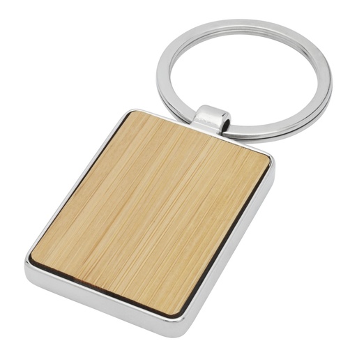 [11812671] Neta bamboo rectangular keychain