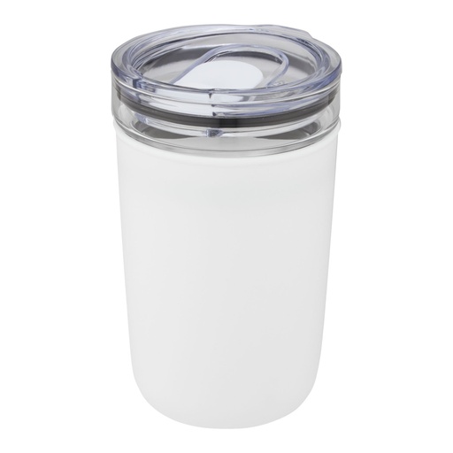 Bello 420 ml glass tumbler with recycled plastic outer wall