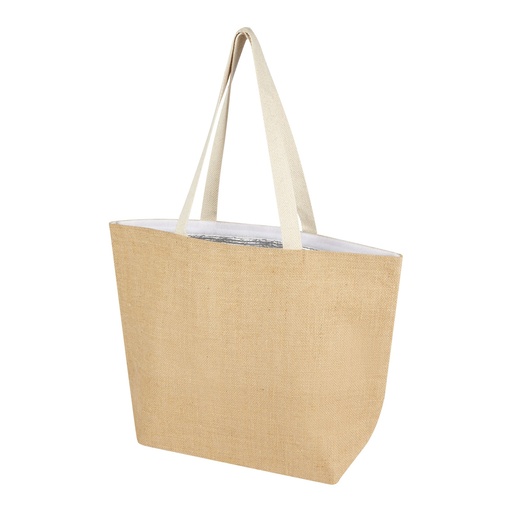 [12067506] Juta 300 g/m² jute cooler tote bag 12L