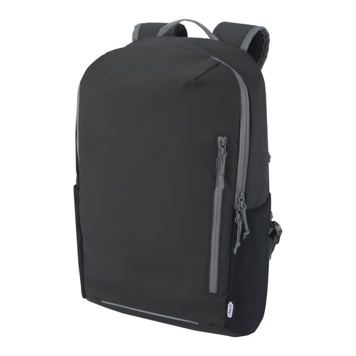 [13004390] Aqua 15" GRS recycled water resistant laptop backpack 21L