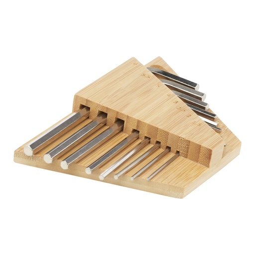 [10457606] Allen bamboo hex key tool set