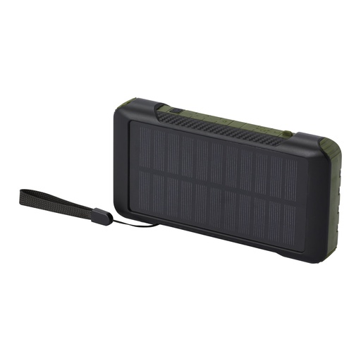 [12434664] Soldy 10.000 mAh RCS recycled plastic solar dynamo power bank