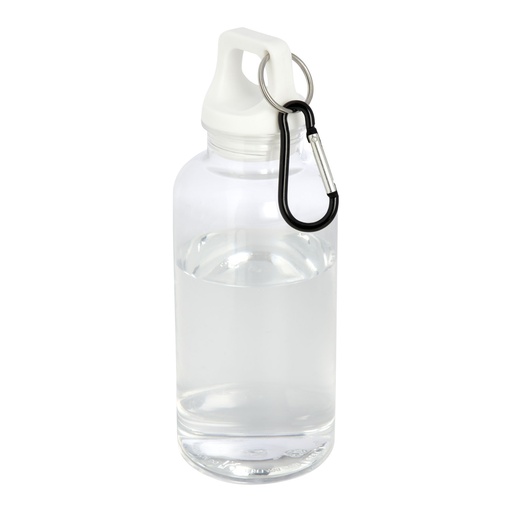 Oregon 400 ml RCS certified recycled plastic water bottle with carabiner