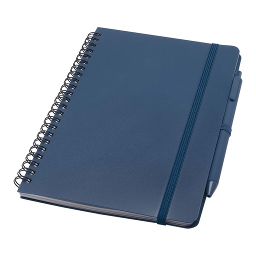Thalaasa A5 ocean-bound hard cover notebook with ballpoint pen (black ink)
