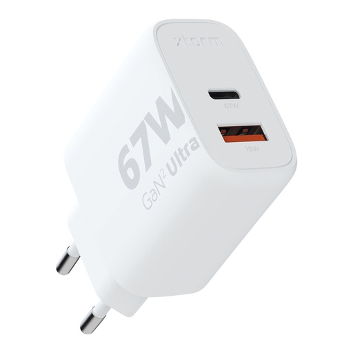 [12439301] Xtorm XEC067 GaN² Ultra 67W wall charger