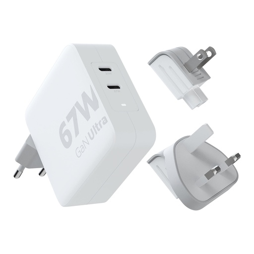 [12439601] Xtorm XVC2067 GaN Ultra 67W travel charger with 100W USB-C PD cable