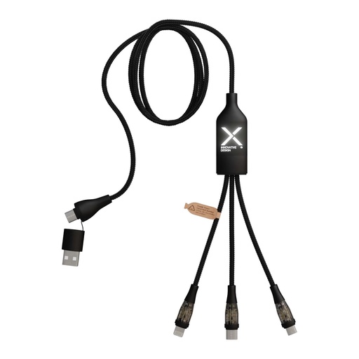[2PX16290] SCX.design C50 5-in-1 fast charging 100W/5A cable with digital display