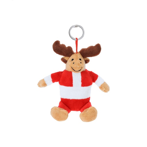 [AP735452-A] Christmas Plush Keyring, Snowman