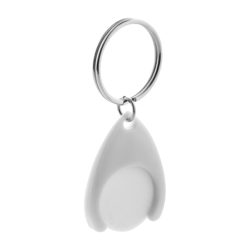 Trolley Coin Keyring