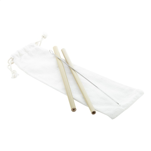 [AP809573] Bamboo Straw Set