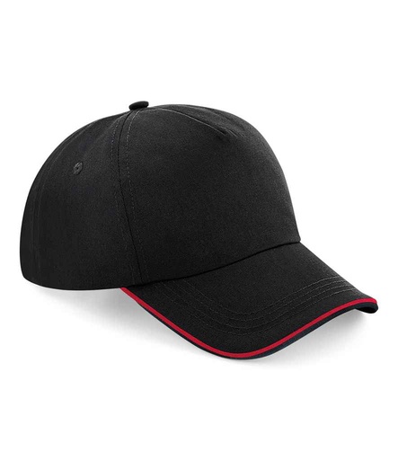 [BB25C] Beechfield Authentic Piped 5 Panel Cap
