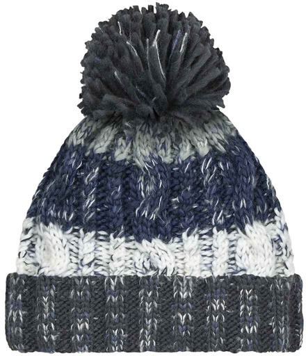 Beechfield Corkscrew Pom Pom Beanie