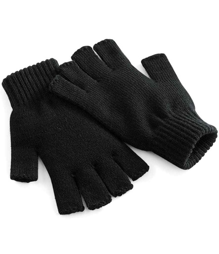 [BB491 BLK] Beechfield Fingerless Gloves