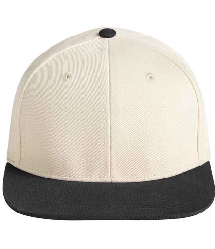 [BB662] Beechfield Contrast Flat Peak 6 Panel Cap
