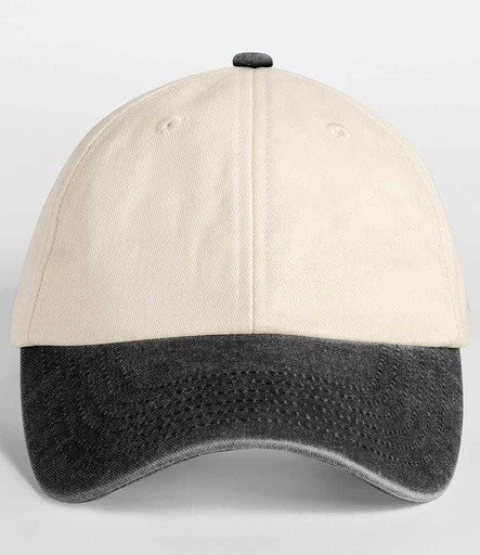 [BB673] Beechfield Contrast Peak Low Profile Vintage Cap