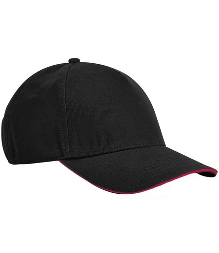[BB825C] Beechfield EarthAware® Classic Organic Cotton 5 Panel Sandwich Peak Cap