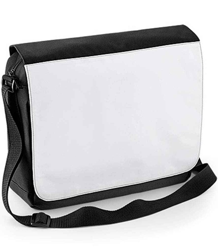 [BG965 BLK] BagBase Sublimation Messenger Bag