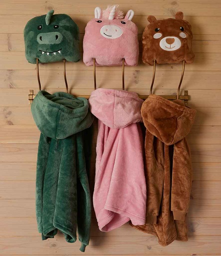 Brand Lab Kids Character Cushion Hooded Blanket