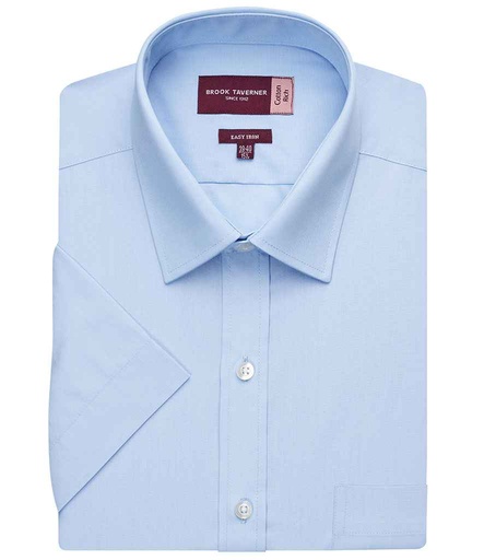 Brook Taverner Rosello Short Sleeve Poplin Shirt