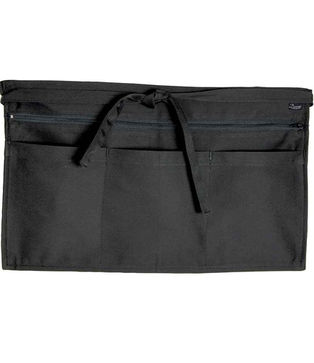 [DE125 BLK] Dennys Zip Pocket Apron